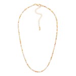 Wholesale faceted Bead Metal Beaded Necklace L Extender L
