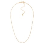 Wholesale faceted Bead Metal Beaded Necklace L Extender L