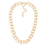 Wholesale square Chain Link Necklace L Extender L