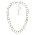 Wholesale square Chain Link Necklace L Extender L