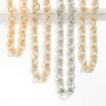 Wholesale chain Link necklace Metal Bubble Links L Extender L