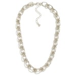 Wholesale chain Link necklace Metal Bubble Links L Extender L