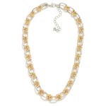 Wholesale chain Link necklace Metal Bubble Links L Extender L