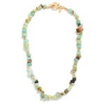 Wholesale beaded Semi Precious Stone Necklace L