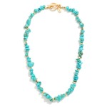 Wholesale beaded Semi Precious Stone Necklace L