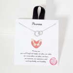 Wholesale dainty Chain Link Necklace Linked Cubic Zirconia Hoops Pendant L Exten