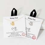 Wholesale dainty Chain Link Necklace Metal Cowboy Boot Horseshoe Pendants L Exte