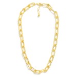 Wholesale chain Link Necklace Twisted Metal Links L Extender L