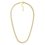 Wholesale metal Beaded Necklace Gold Dipped L Extender L