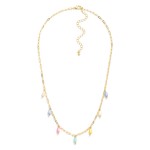 Wholesale chain Link Necklace Bead Charm Details L Extender L