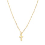 Wholesale chain Link Necklace Painted Link Details Metal Cross Pendant L Extende
