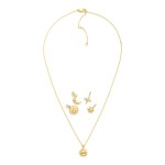 Chain Link Necklace Featuring Interchangeable Pendant 

- Includes: Sun, Moon, & Stars
- Approximately 16" L
- Extender 2" L 