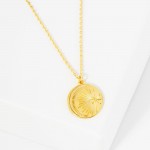 Wholesale dainty Chain Link Necklace Moon Stars Pendant L Extender L Hypoallerge
