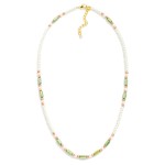 Wholesale pearl Faceted Beaded Necklace L