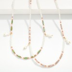 Wholesale pearl Faceted Beaded Necklace L