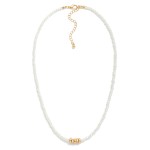 Wholesale faceted Bead Beaded Necklace Metal Rhinestone Disks L Extender L