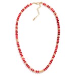 Wholesale candy Bead Beaded Necklace Gold Beads L