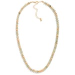 Wholesale candy Bead Beaded Necklace Gold Beads L