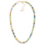 Wholesale candy Bead Beaded Necklace Gold Beads L
