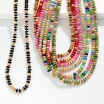 Wholesale candy Bead Beaded Necklace Gold Beads L