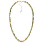 Wholesale candy Bead Beaded Necklace Gold Beads L