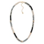 Wholesale candy Stone Beaded Necklace L Extender L