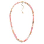 Wholesale candy Stone Beaded Necklace L Extender L