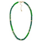 Wholesale candy Stone Beaded Necklace L Extender L