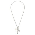 Wholesale chain Link Necklace Fish Pendant Toggle Clasp L