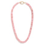 Wholesale candy Stone Beaded Necklace L