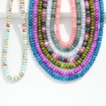 Wholesale candy Stone Beaded Necklace L