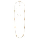 Wholesale snake Chain Necklace Metal Bead Cluster Stations Metal Ball Studs Incl