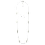 Wholesale snake Chain Necklace Metal Bead Cluster Stations Metal Ball Studs Incl