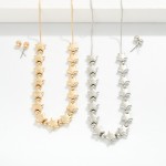 Wholesale snake Chain Necklace Metal Stars Metal Stud Earrings Included L Extend