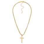 Wholesale intertwined Chain Link Cross Pendent TRUST Engraved L