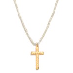 Wholesale intertwined Chain Link Cross Pendent TRUST Engraved L