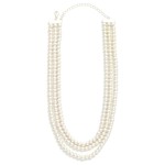 Wholesale layered Metal Beaded Necklace L Extender L