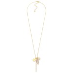 Wholesale chain Link Necklace Rhinestone Bar Stone Circle Pendants L Extender L