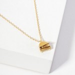 Wholesale dainty Chain Link Necklace Metal Piano Pendant L Extender L Hypoallerg