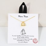 Wholesale dainty Chain Link Necklace Metal Handbag Pendant L Extender L Hypoalle