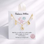 Wholesale dainty Chain Link Necklace Metal Beach Pearl Charms L Extender L Hypoa