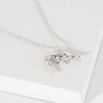 Wholesale dainty Chain Link Necklace Alligator Pendant L Extender L Hypoallergen