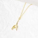 Wholesale dainty Chain Link Necklace Gymnast Pendant L Extender L Hypoallergenic