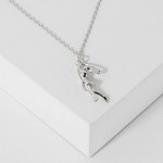 Wholesale dainty Chain Link Necklace Metal Golf Player Pendant L Extender L Hypo