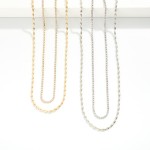 Wholesale metal Ball Chain Link Necklace Rhinestones L