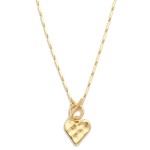 Wholesale bar Chain Link Necklace Heart Pendent Toggle Clasp L