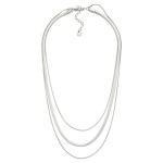 Wholesale layered Chain Link Necklace Snake Herringbone Chains Stainless Steel W