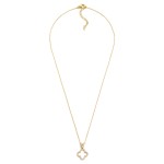 Wholesale layered Chain Link Necklace Metal Puffy Heart Pearl Pendants Stainless