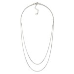 Wholesale layered Chain Link Necklace Stainless Steel Water Resistant L Extender