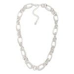 Wholesale oval Chain Link Necklace L Extender L